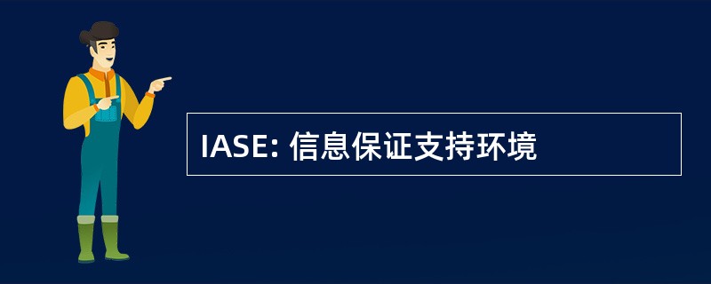 IASE: 信息保证支持环境