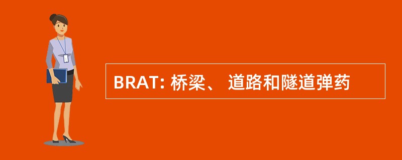 BRAT: 桥梁、 道路和隧道弹药