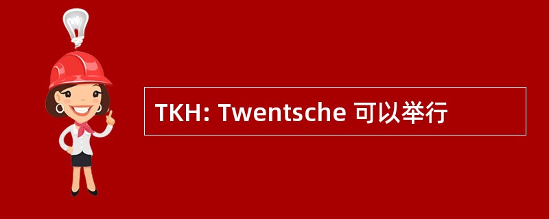 TKH: Twentsche 可以举行