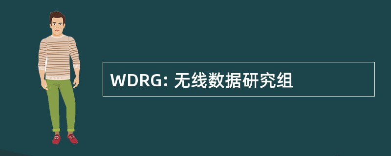 WDRG: 无线数据研究组