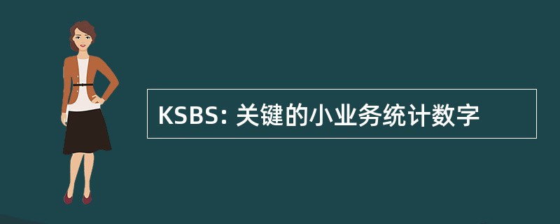 KSBS: 关键的小业务统计数字