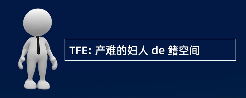 TFE: 产难的妇人 de 鳍空间