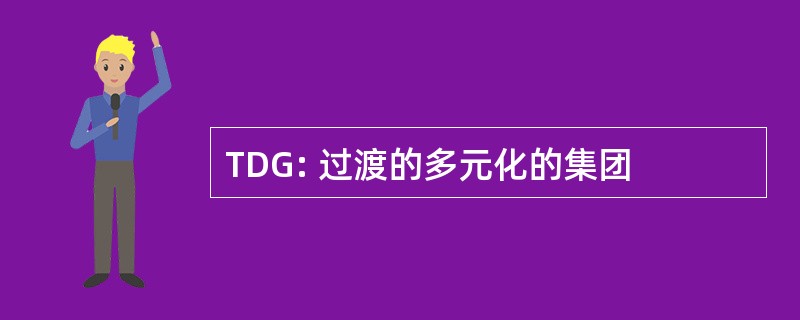 TDG: 过渡的多元化的集团