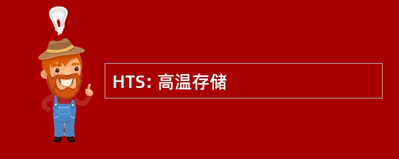 HTS: 高温存储