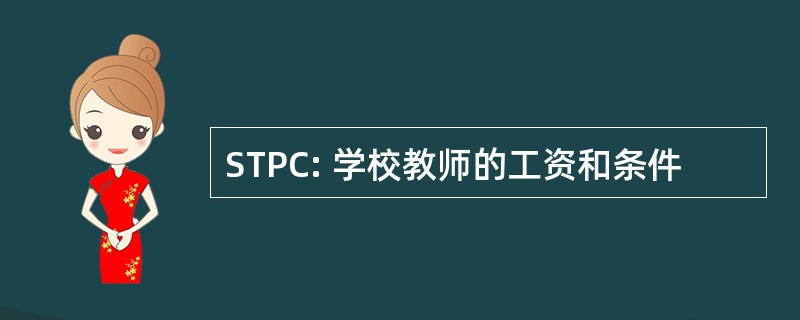 STPC: 学校教师的工资和条件