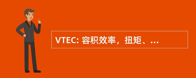 VTEC: 容积效率，扭矩、 功率、 凸轮轴引擎呼吸、 ECU