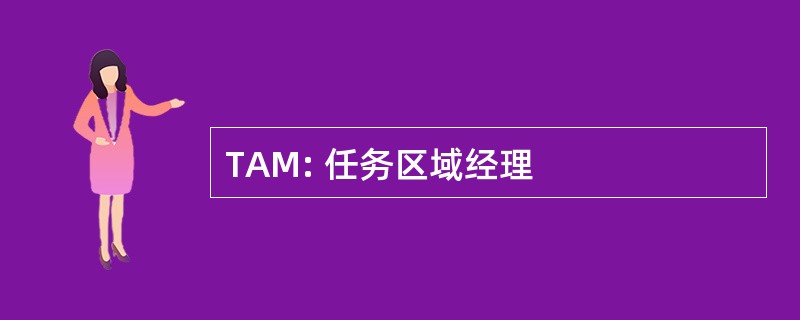 TAM: 任务区域经理