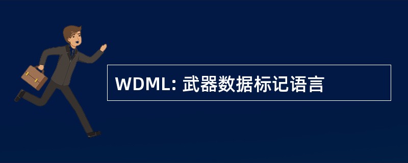 WDML: 武器数据标记语言