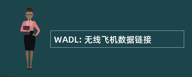 WADL: 无线飞机数据链接