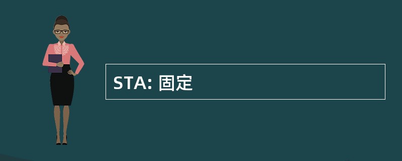 STA: 固定