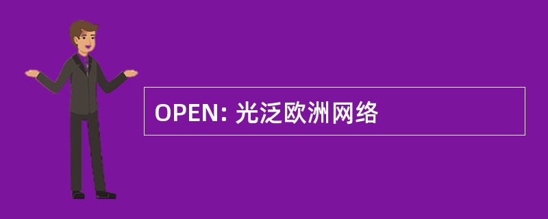 OPEN: 光泛欧洲网络