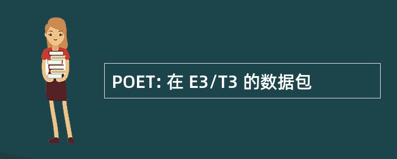 POET: 在 E3/T3 的数据包