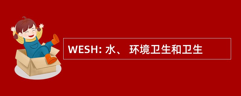 WESH: 水、 环境卫生和卫生