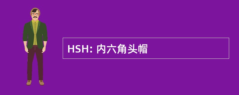 HSH: 内六角头帽