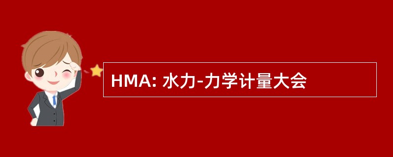 HMA: 水力-力学计量大会