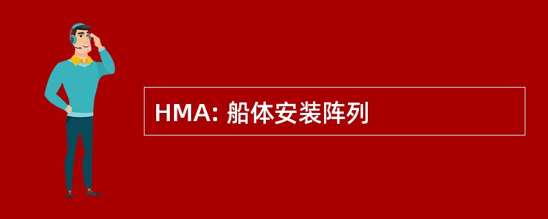 HMA: 船体安装阵列