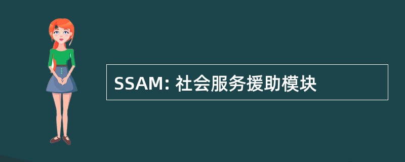 SSAM: 社会服务援助模块