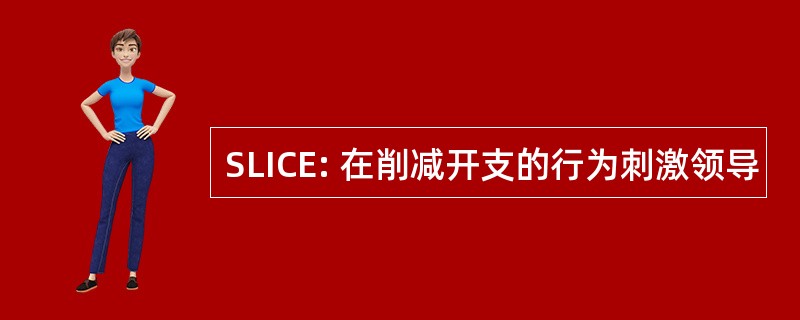 SLICE: 在削减开支的行为刺激领导