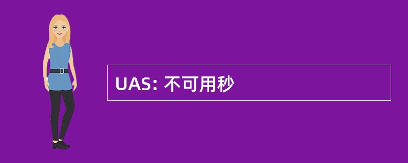 UAS: 不可用秒