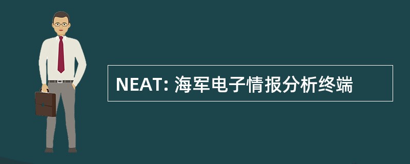 NEAT: 海军电子情报分析终端