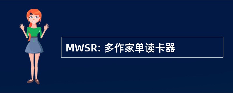 MWSR: 多作家单读卡器