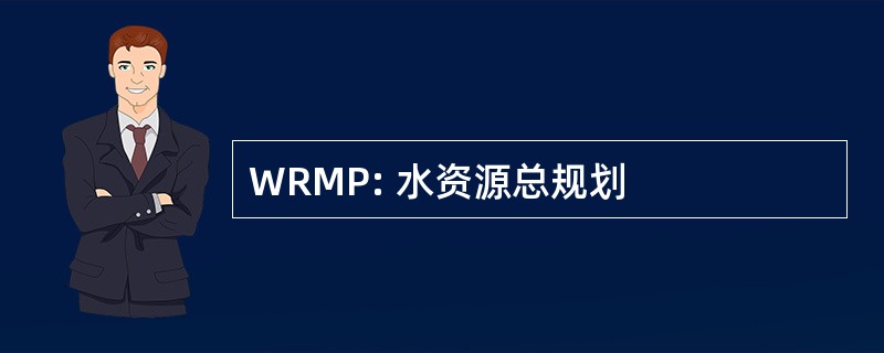 WRMP: 水资源总规划