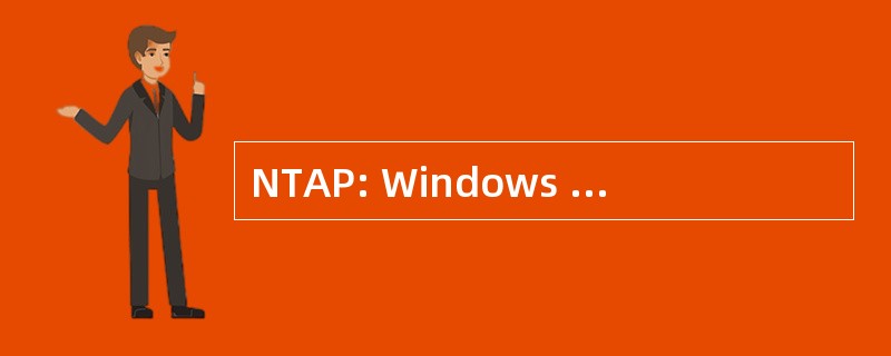 NTAP: Windows NT 应用程序处理器