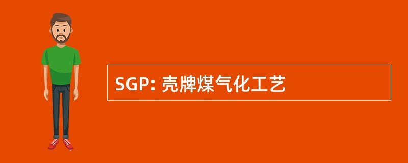 SGP: 壳牌煤气化工艺