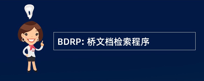 BDRP: 桥文档检索程序