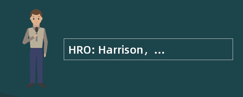 HRO: Harrison，氩，美国-布恩县