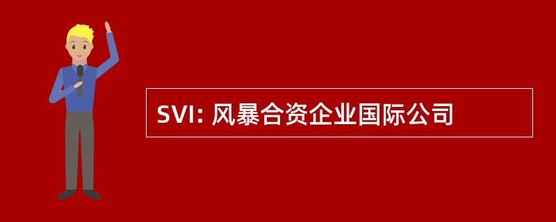 SVI: 风暴合资企业国际公司