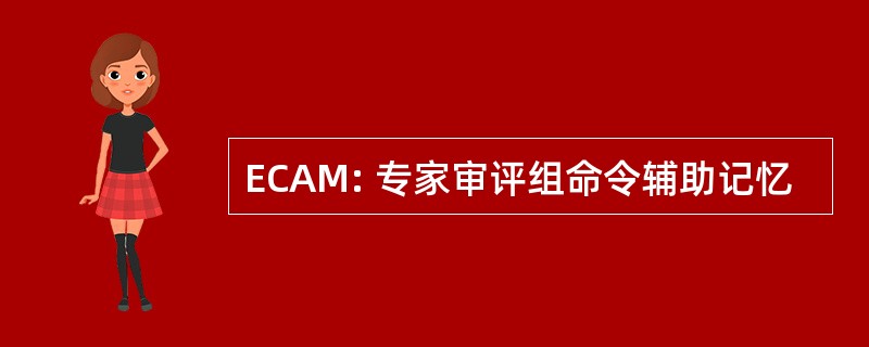 ECAM: 专家审评组命令辅助记忆