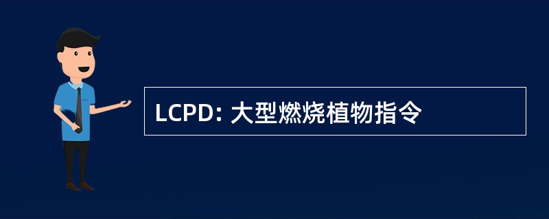 LCPD: 大型燃烧植物指令