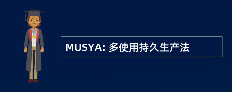 MUSYA: 多使用持久生产法