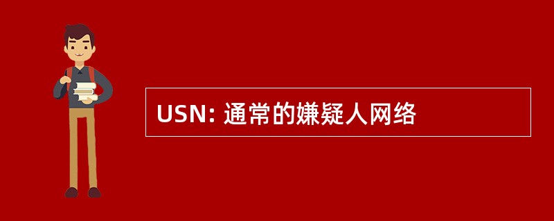 USN: 通常的嫌疑人网络