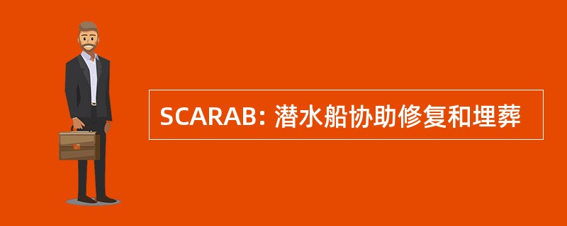 SCARAB: 潜水船协助修复和埋葬