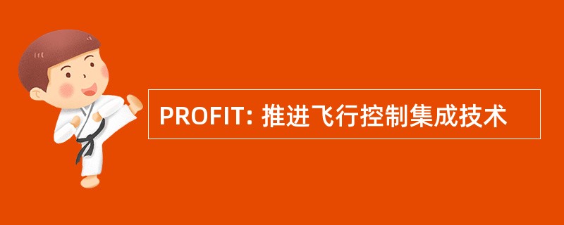 PROFIT: 推进飞行控制集成技术