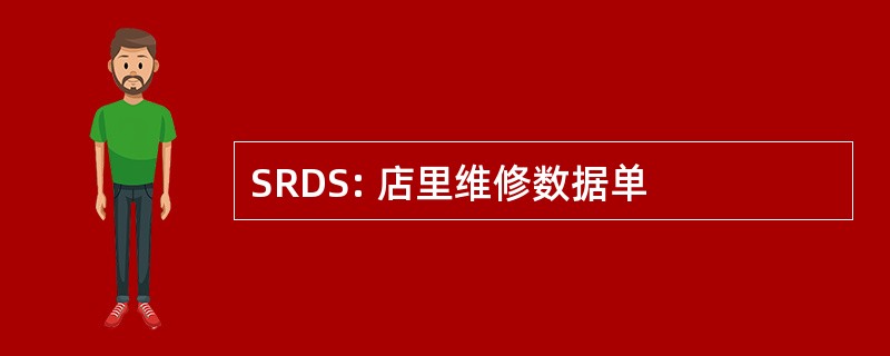 SRDS: 店里维修数据单