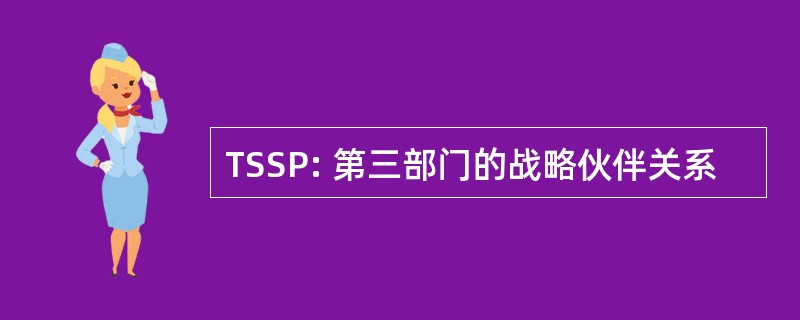 TSSP: 第三部门的战略伙伴关系