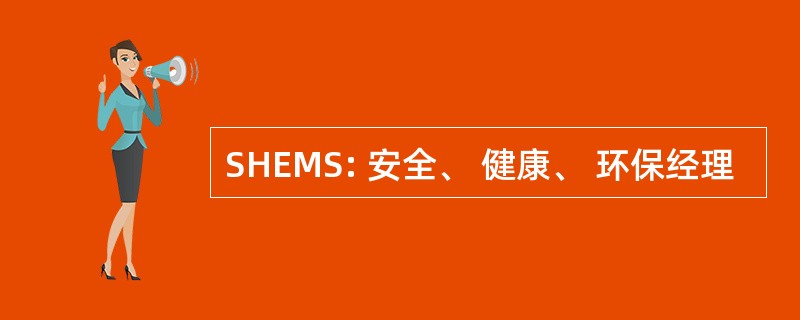 SHEMS: 安全、 健康、 环保经理