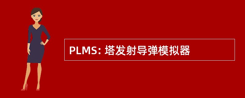 PLMS: 塔发射导弹模拟器