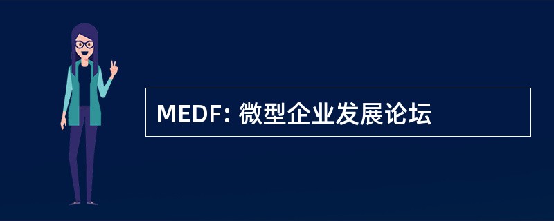 MEDF: 微型企业发展论坛