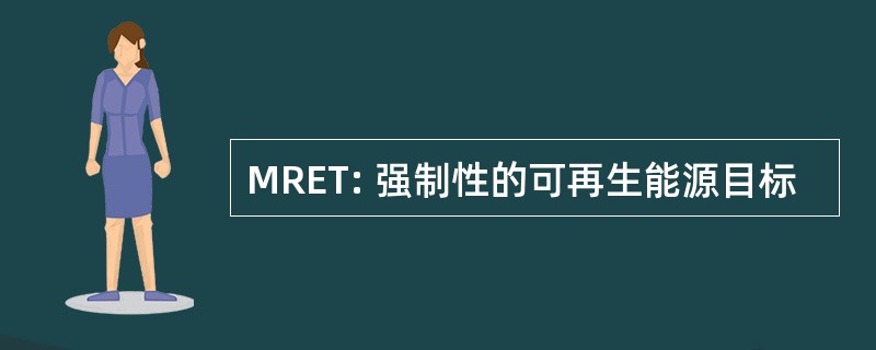 MRET: 强制性的可再生能源目标