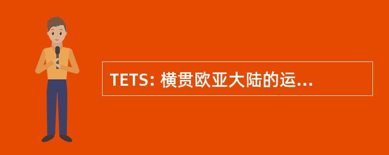 TETS: 横贯欧亚大陆的运输解决方案