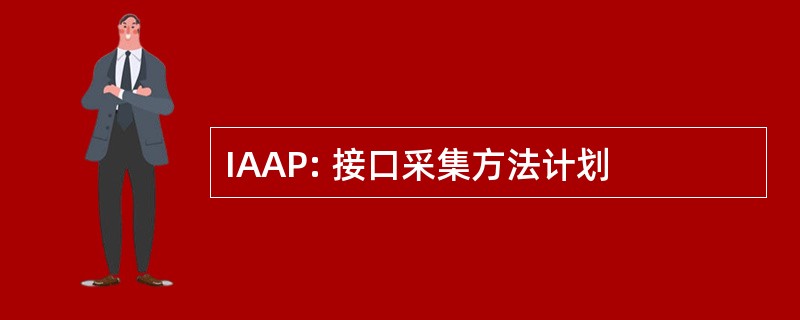 IAAP: 接口采集方法计划