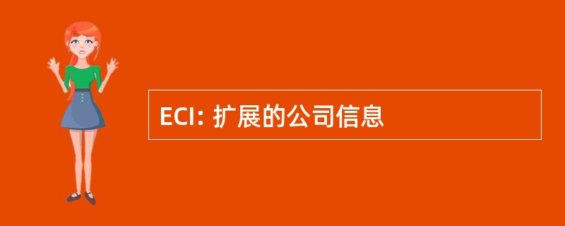 ECI: 扩展的公司信息