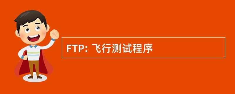 FTP: 飞行测试程序