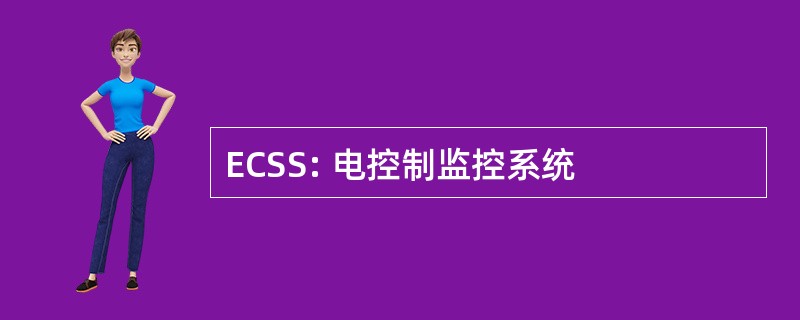 ECSS: 电控制监控系统