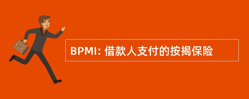 BPMI: 借款人支付的按揭保险