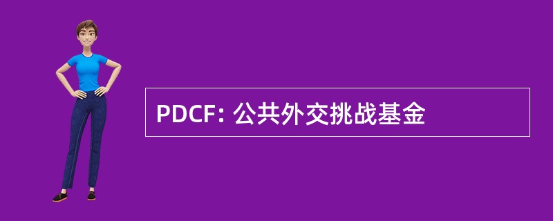 PDCF: 公共外交挑战基金